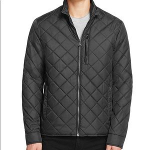 Cole Haan Quilted Nylon Jacket - Black